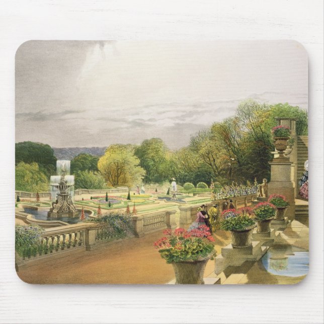 The Parterre, Harewood House near Leeds, pub. by T Mouse Mat (Front)