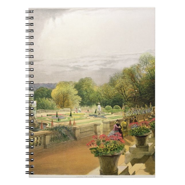 The Parterre, Harewood House near Leeds, pub. by T Notebook (Front)