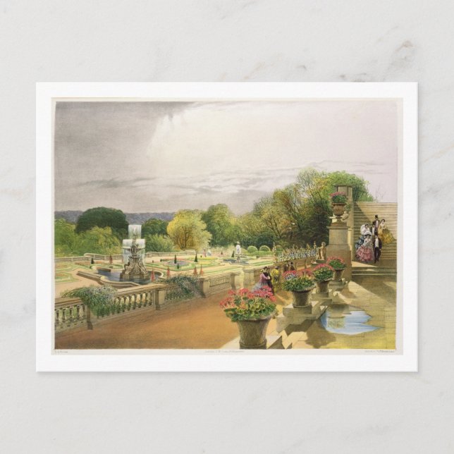 The Parterre, Harewood House near Leeds, pub. by T Postcard (Front)