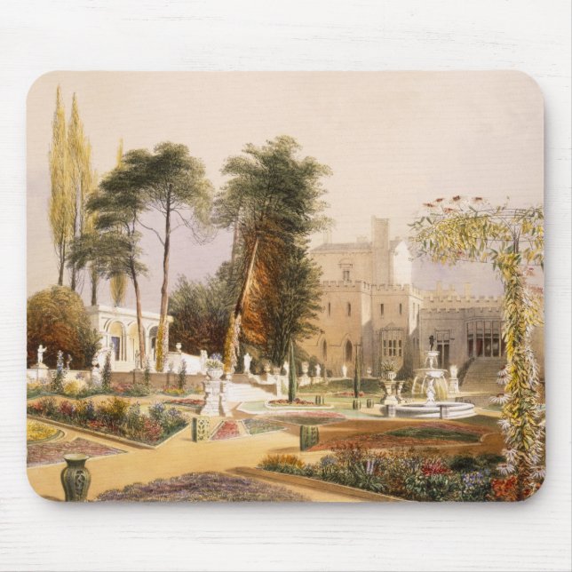 The Parterre in the Gardens at Wilton, the seat of Mouse Mat (Front)
