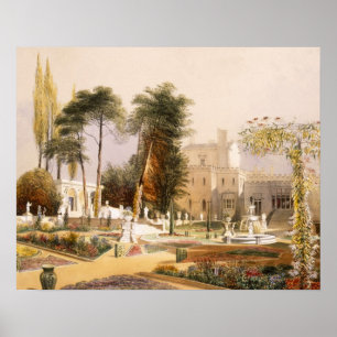 The Parterre in the Gardens at Wilton, the seat of Poster