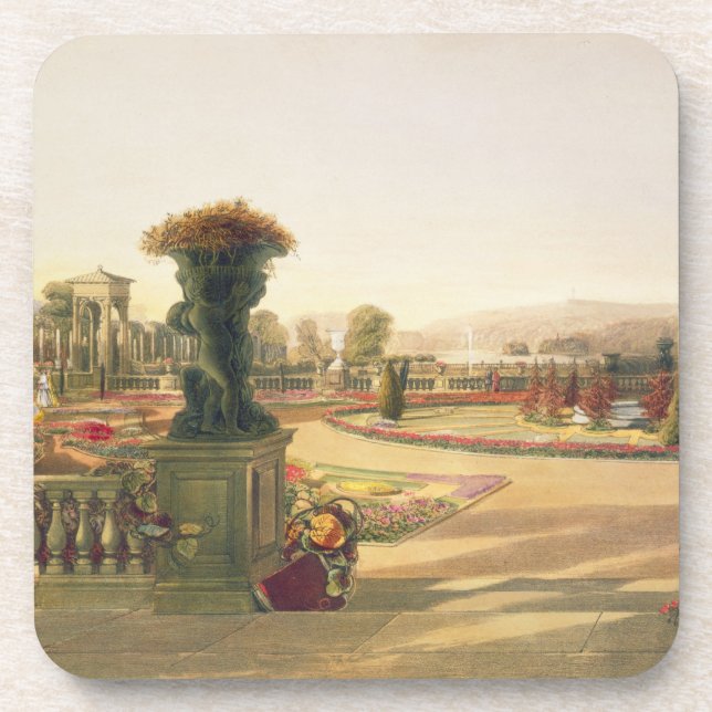 The Parterre, Trentham Hall Gardens, pub. by Thoma Coaster (Front)