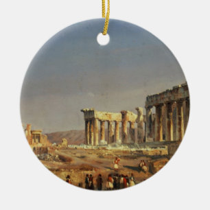 The Parthenon, 1863 Ceramic Tree Decoration