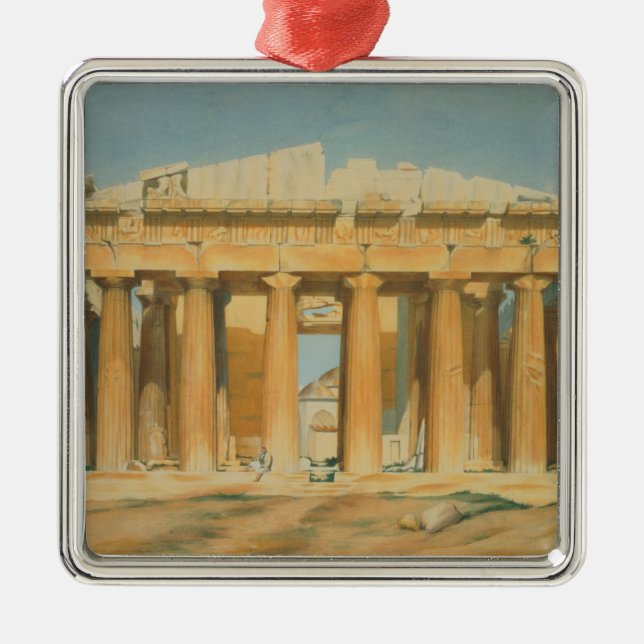 The Parthenon, Athens, 1810-37 Metal Tree Decoration (Front)