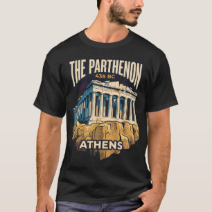 The Parthenon Athens Greece Vintage Travel Poster T-Shirt