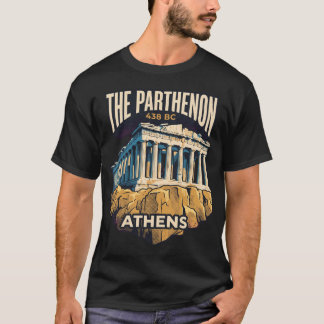The Parthenon Athens Greece Vintage Travel Poster  T-Shirt
