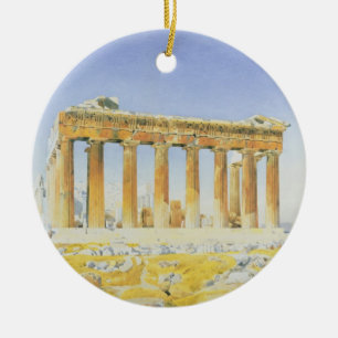 The Parthenon, c.1834 (w/c over pencil on paper) Ceramic Tree Decoration