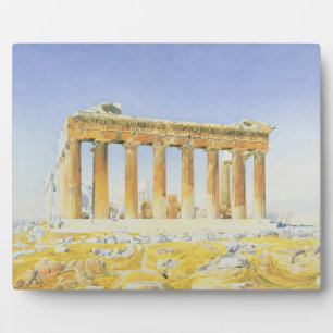 The Parthenon, c.1834 (w/c over pencil on paper) Plaque
