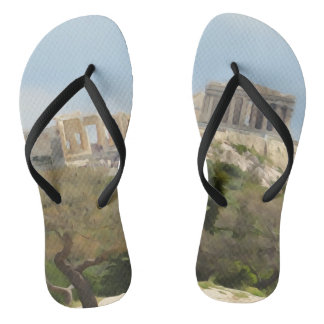 The Parthenon Flip Flops