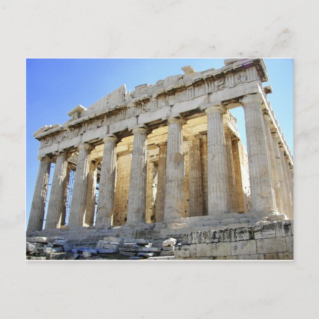 The Parthenon on the Acropolis Postcard (Front)