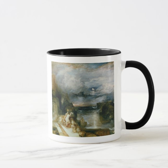 The Parting of Hero and Leander (oil on canvas) Mug (Right)