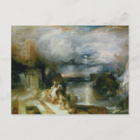 The Parting of Hero and Leander (oil on canvas)