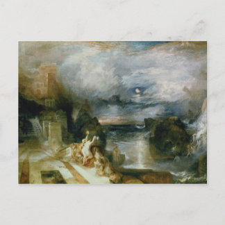 The Parting of Hero and Leander (oil on canvas) Postcard