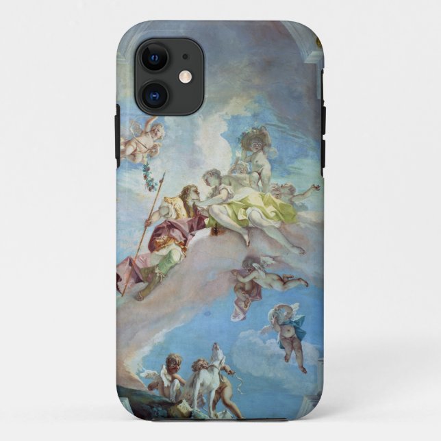 The Parting of Venus from Adonis, 1707-08 (fresco) Case-Mate iPhone Case (Back)