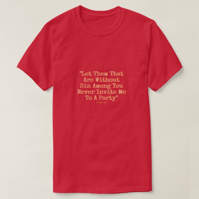 The Party Line - A MisterP Shirt (Design Front)