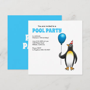 The Party Penguin Invitation