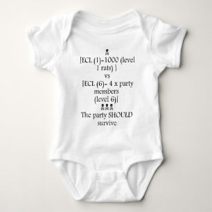 The party SHOULD survive... Baby Bodysuit