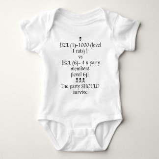 The party SHOULD survive... Baby Bodysuit