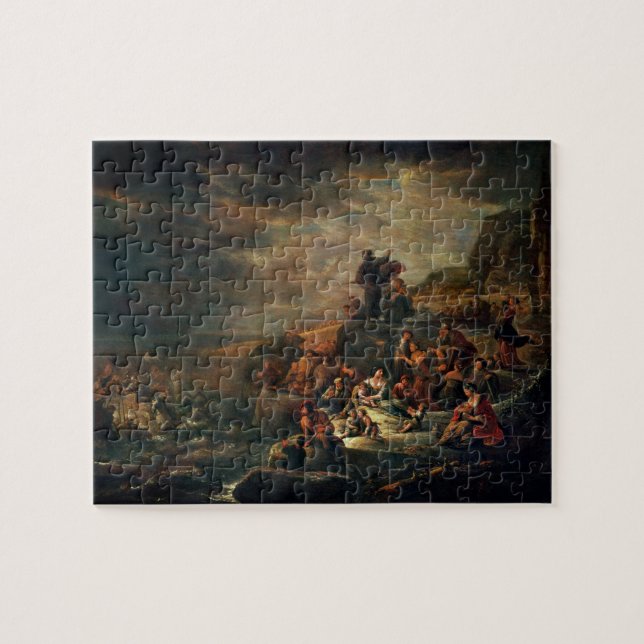 The Passage of the Red Sea (oil on canvas) Jigsaw Puzzle (Horizontal)