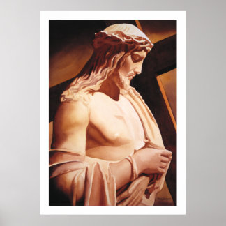 "The Passion" Jesus Watercolor Art Poster