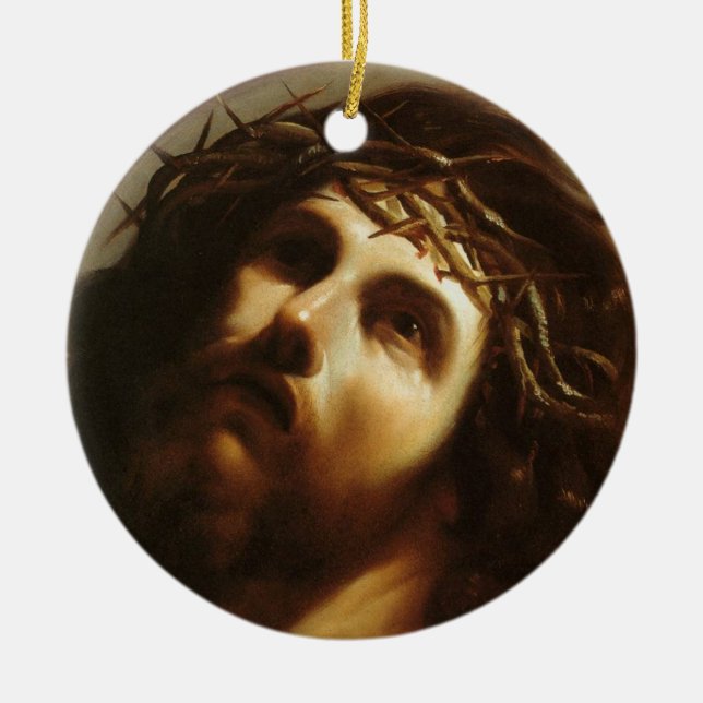 THE PASSION OF CHRIST CERAMIC TREE DECORATION (Front)