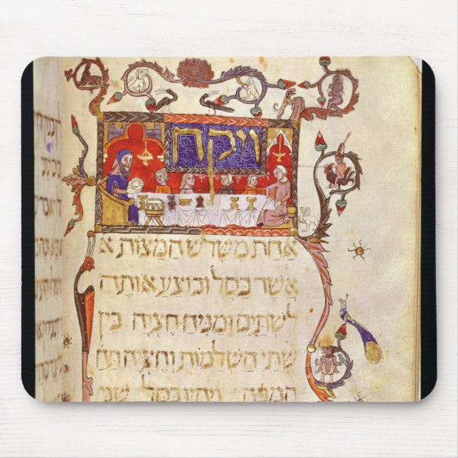 The Passover Meal, Northern Spain Mouse Mat (Front)