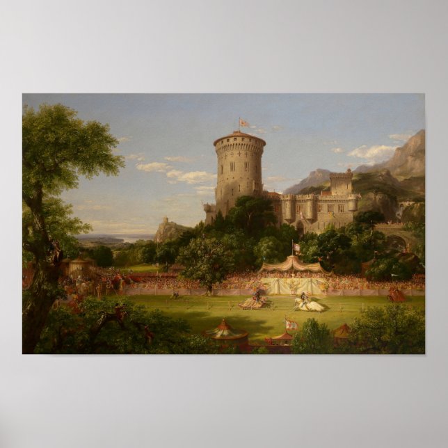 The Past (1838) — Thomas Cole Poster (Front)