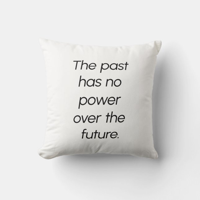 The Past Throw Pillow (Front)