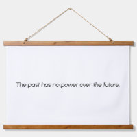 The Past Wood Topped Wall Tapestry