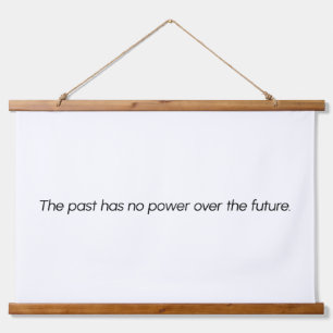 The Past Wood Topped Wall Tapestry