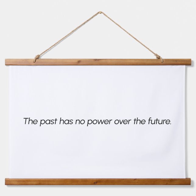 The Past Wood Topped Wall Tapestry (Front)