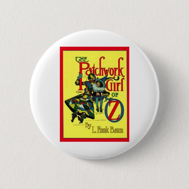 The Patchwork Girl Of Oz 6 Cm Round Badge (Front)