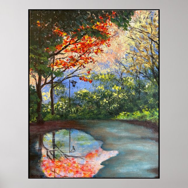 The Path Acrylic Art Poster (Front)