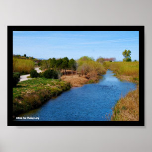 The Path Along the Túria River Poster