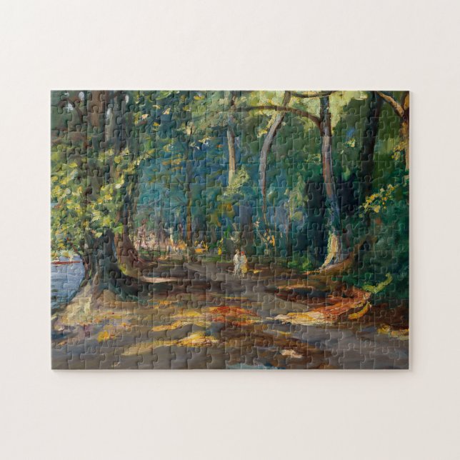 The Path by the River | Sir John Lavery Jigsaw Puzzle (Horizontal)