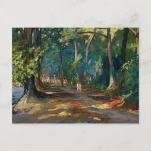 The Path by the River   Sir John Lavery Postcard