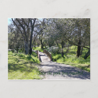 The path less travelled... postcard