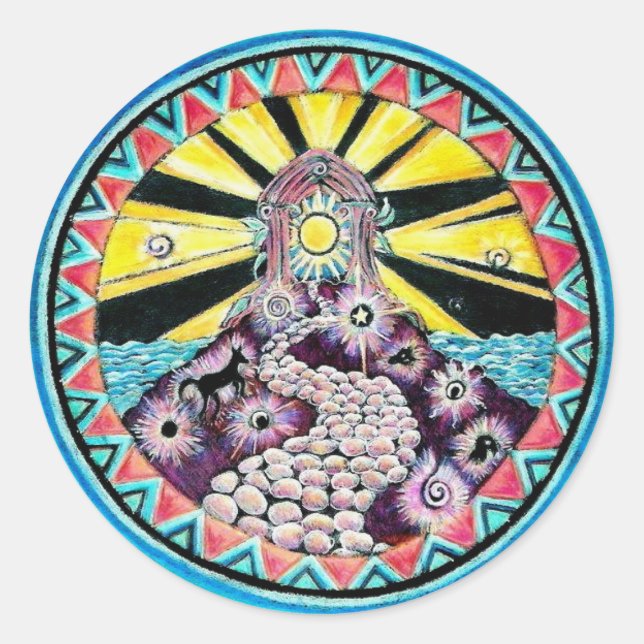 The Path Mandala Sticker (Front)