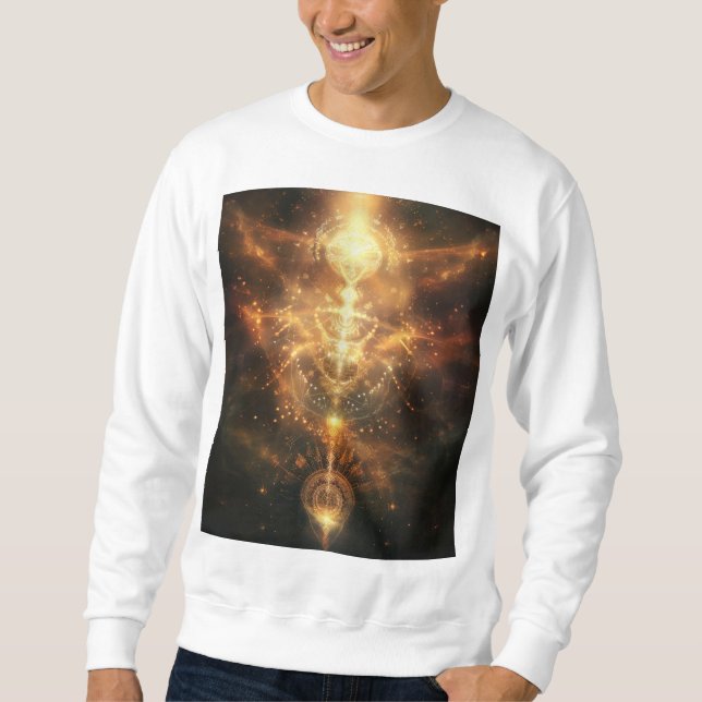 The Path of Power — Energy Ascension Artwork Sweatshirt (Front)