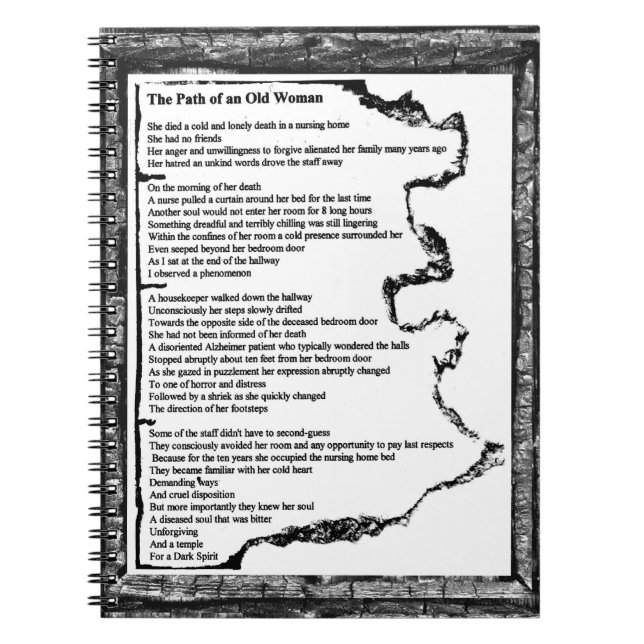 The Path of The Old Woman Notebook (Front)
