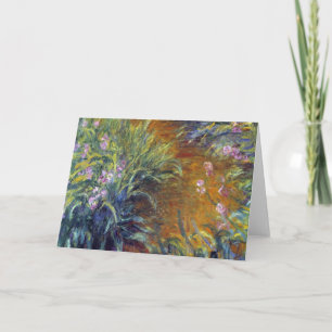 The Path Through the Irises by Claude Monet Card