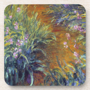 The Path Through the Irises by Claude Monet Coaster