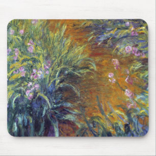 The Path Through the Irises by Claude Monet Mouse Mat