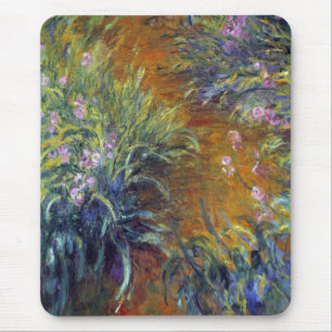 The Path Through the Irises by Claude Monet Mouse Mat