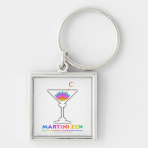 The Path to Cocktail Enlightenment Keychain