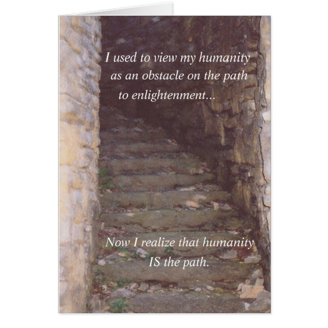 The Path to Enlightenment Greeting Card  (Front)