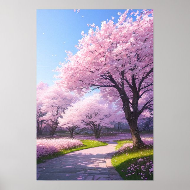 The Path to Spring's Beauty Poster (Front)