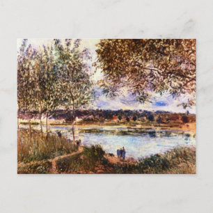 The Path to the Old Ferry, 1880 by Alfred Sisley Postcard