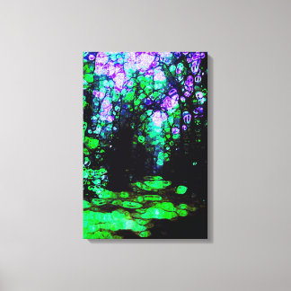 The Path Will be Revealed by the Light of the Moon Canvas Print