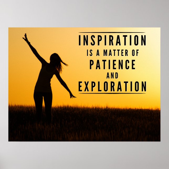 The Patience of Inspiration Poster (Front)